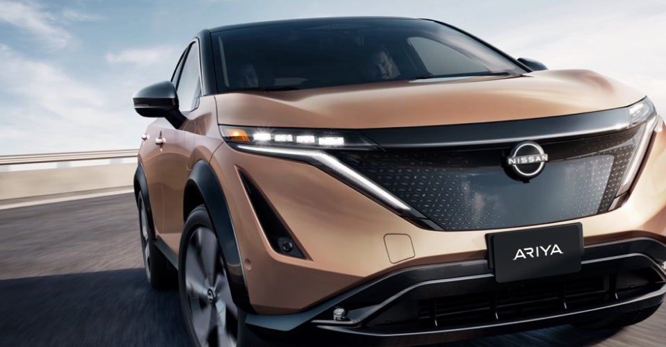Nissan Ariya frontside view